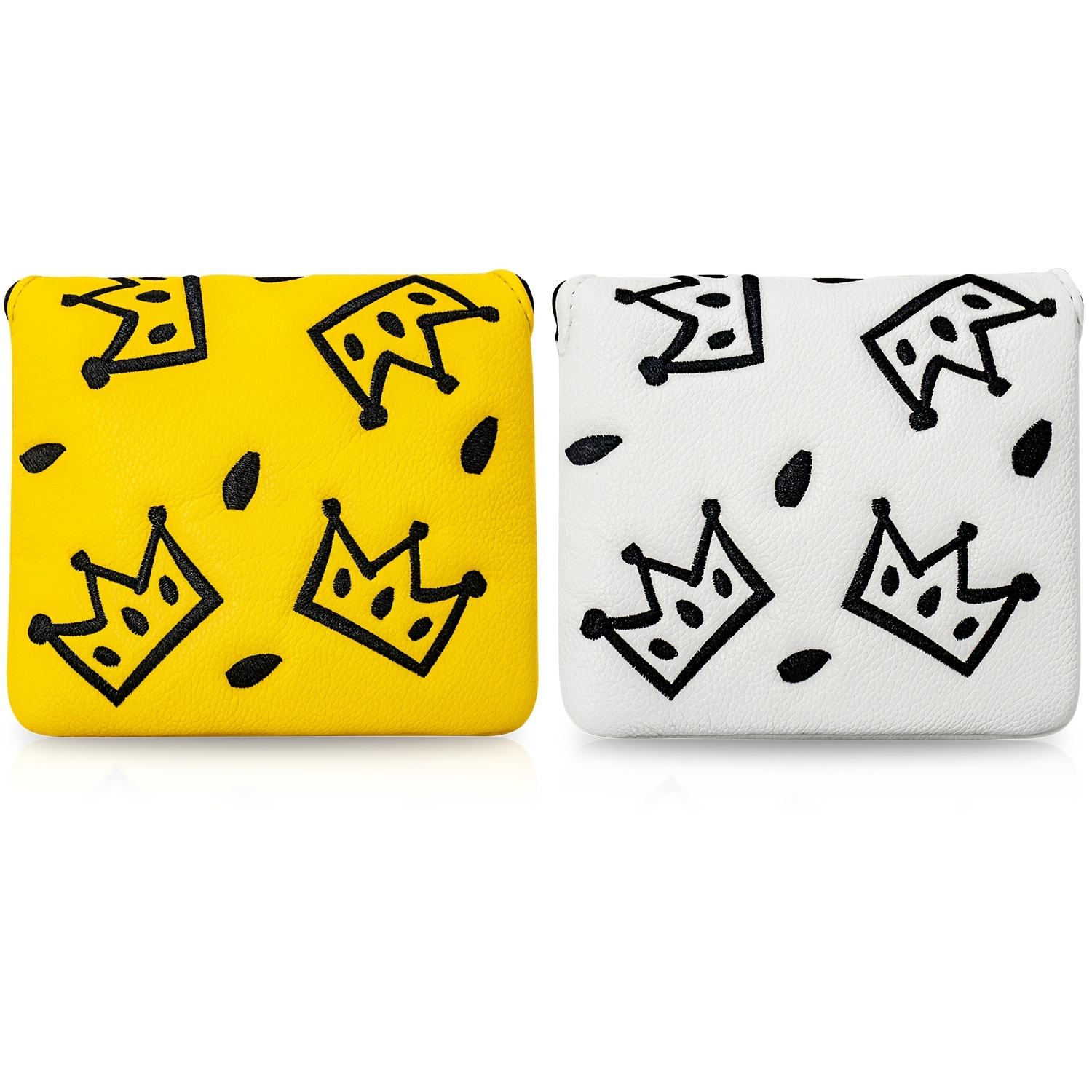Embroidery Ideas - 1개 골프 말렛 퍼터 커버(PU 쉘