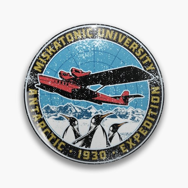 Embroidery University - Miskatonic University 남극 탐험 소프트 버튼