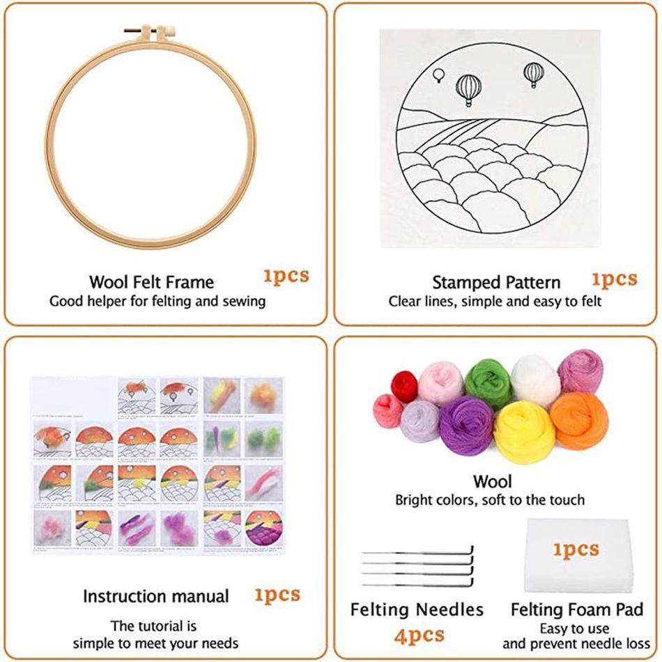 CHENISTORY DIY 양모 바늘 펠트 페인팅, 여 - Embroidery For Beginners 리뷰 및 가격