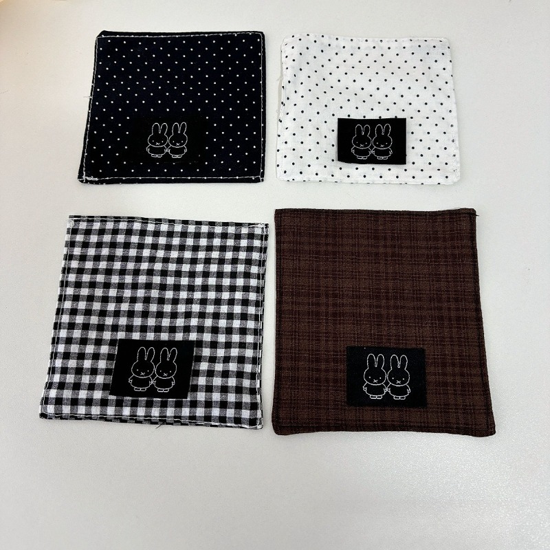 귀엽고 예쁜 미피 시리즈 천 컵받침 만화풍 창의적인 미 - Embroidery Cloth 리뷰 및 가격
