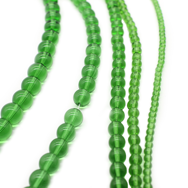 천연 석재 부드러운 녹색 유리 비즈, 둥근 느슨한 스페 - Embroidery Glass Beads 리뷰 및 가격