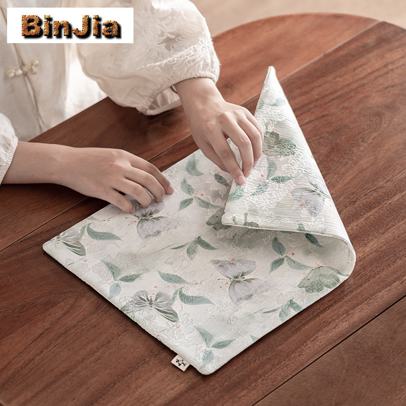 브로케이드 자수 그림자 나비 양면 티 테이블 매트 앤티 - Embroidery Cloth 리뷰 및 가격