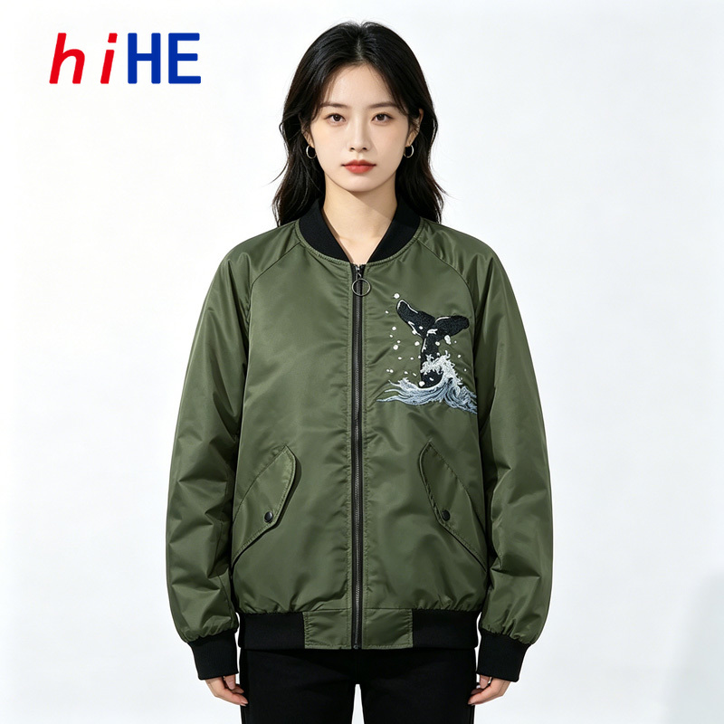수카잔 자수 봄버 재킷 남녀 공용 일본 대학 야구 재킷 - Embroidery University 리뷰 및 가격