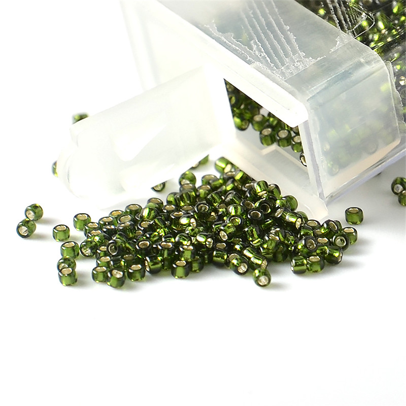 15/0 일본 TOHO 원형 유리 비즈, 실버 안감 컬 - Embroidery Glass Beads 리뷰 및 가격