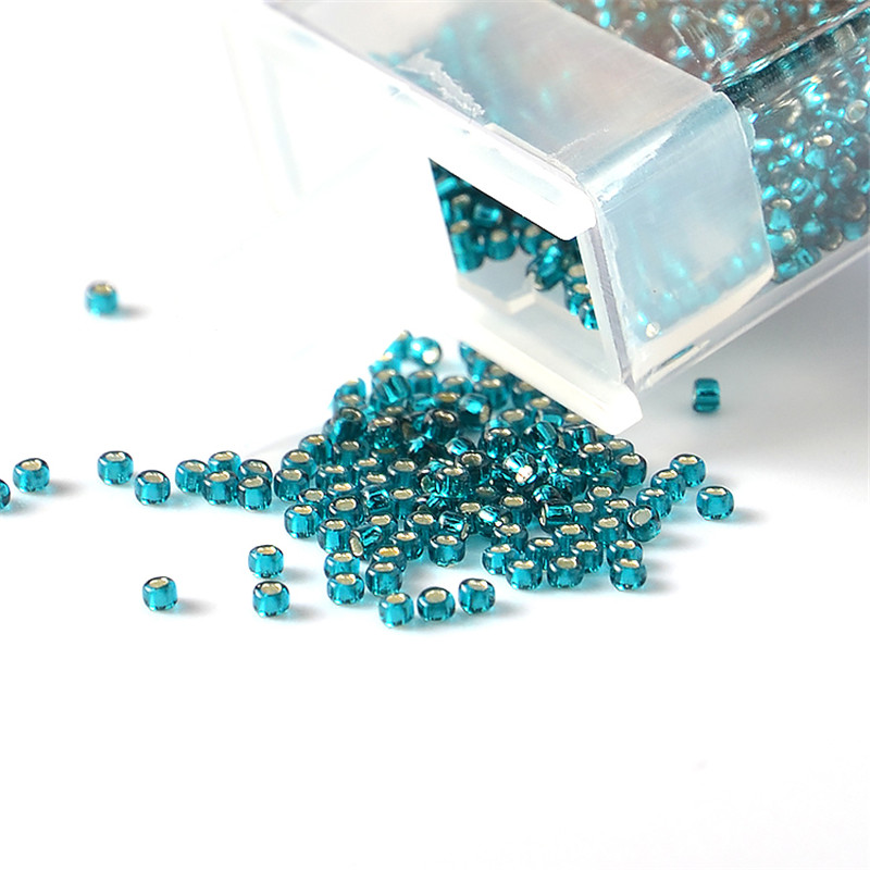 15/0 일본 TOHO 원형 유리 비즈, 실버 안감 컬 - Embroidery Glass Beads 리뷰 및 가격