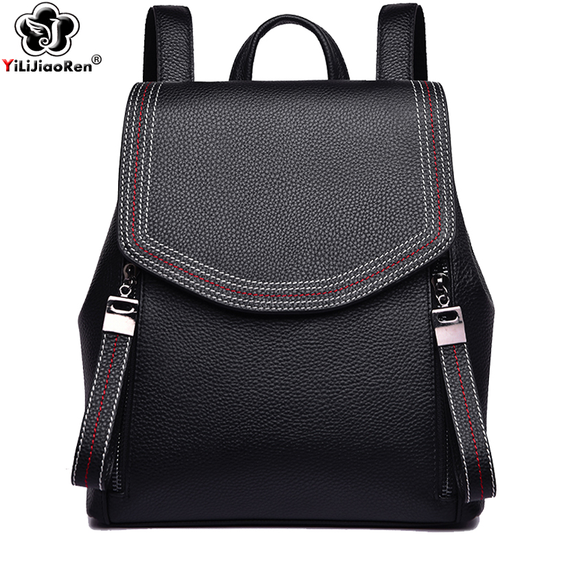 패션 스레드 여성 배낭 디자이너 정품 가죽 배낭 여성  - Embroidery Simple 리뷰 및 가격