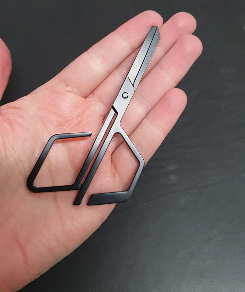 1Pcs 블랙 실버 불규칙한 가위 빈티지 가위 여분의  - Embroidery Scissors Small 리뷰 및 가격