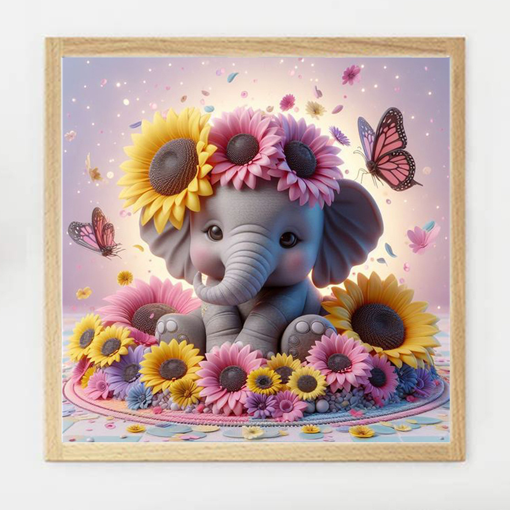 Evershine 코끼리 다이아몬드 그림 동물 크로스  - Embroidery Ideas 리뷰 및 가격