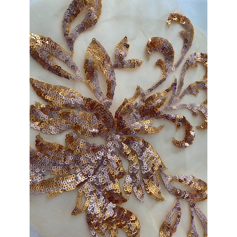 레이스 자수 메쉬 스팽글 꽃 패치 4 색 화이트 레드  - Embroidery Gold 리뷰 및 가격