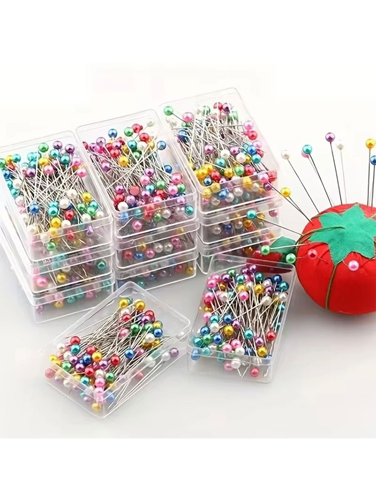 새로운 100개 패션 바느질 바늘, 컬러 유리 세라믹  - Embroidery Glass Beads 리뷰 및 가격
