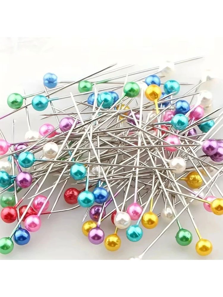 새로운 100개 패션 바느질 바늘, 컬러 유리 세라믹  - Embroidery Glass Beads 리뷰 및 가격