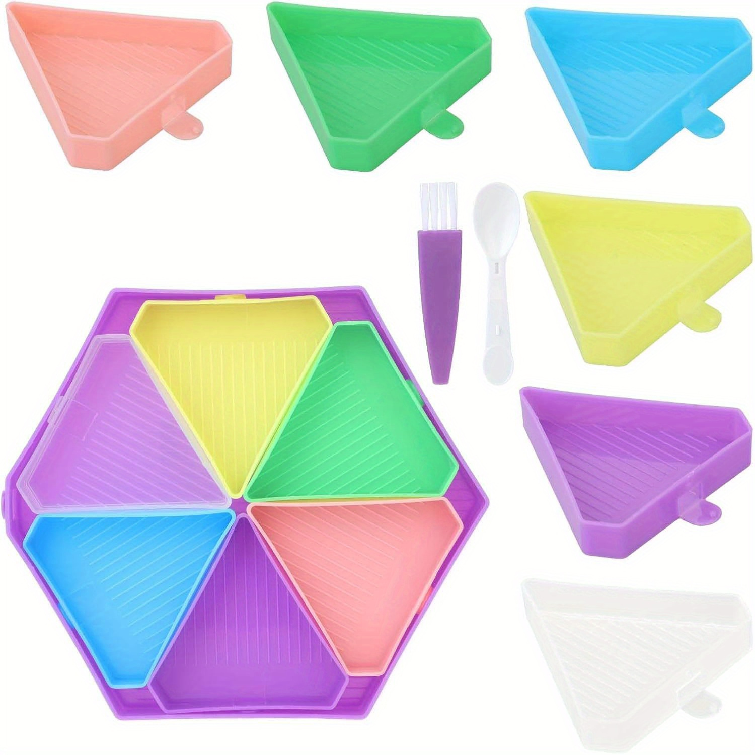 9PCS 새로운 다이아몬드 페인팅 트레이, 다기능 다이 - Embroidery Details 리뷰 및 가격