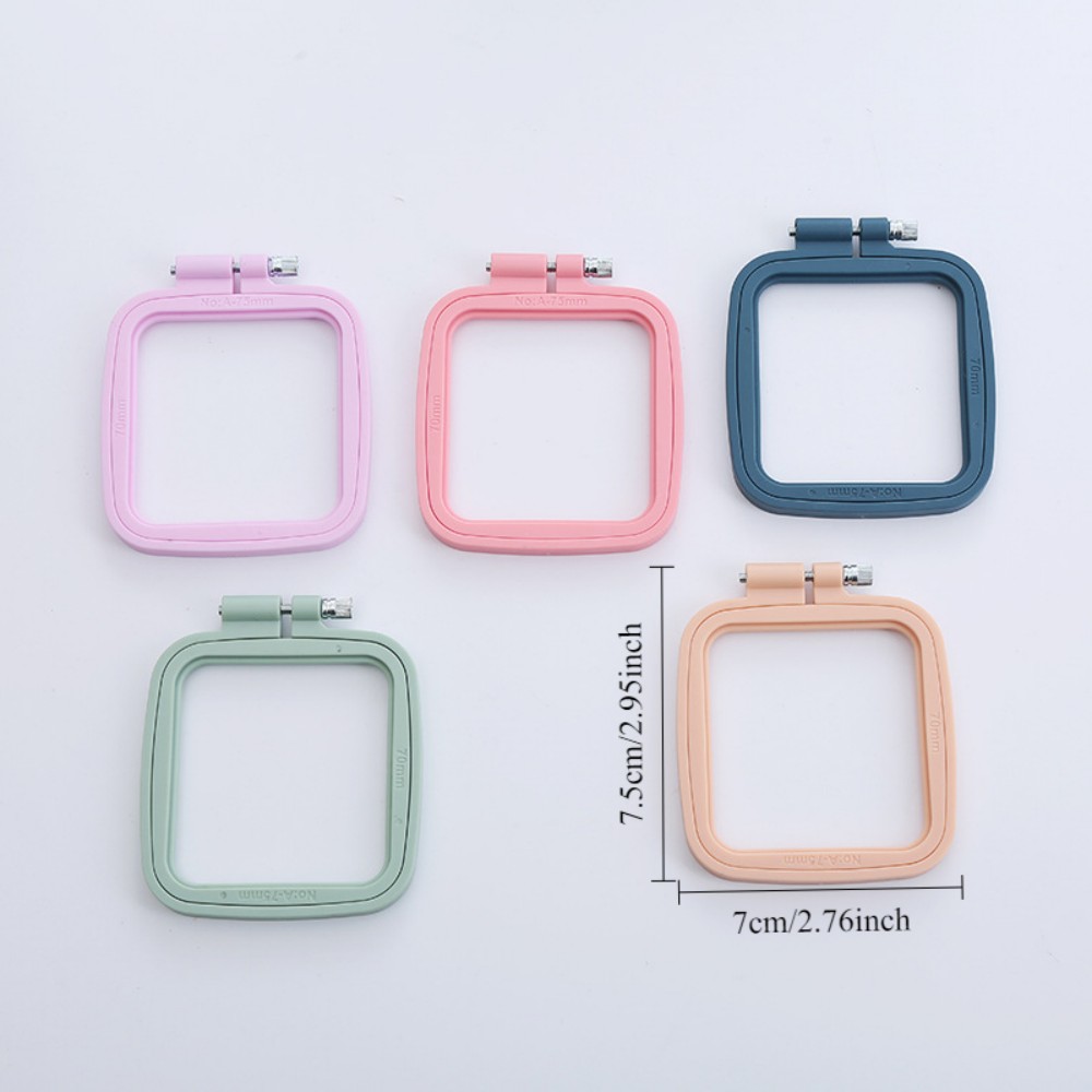 타원형/사각형 플라스틱 자수 고리 프레임 가정용 색상  - Embroidery Hoop Plastic 리뷰 및 가격