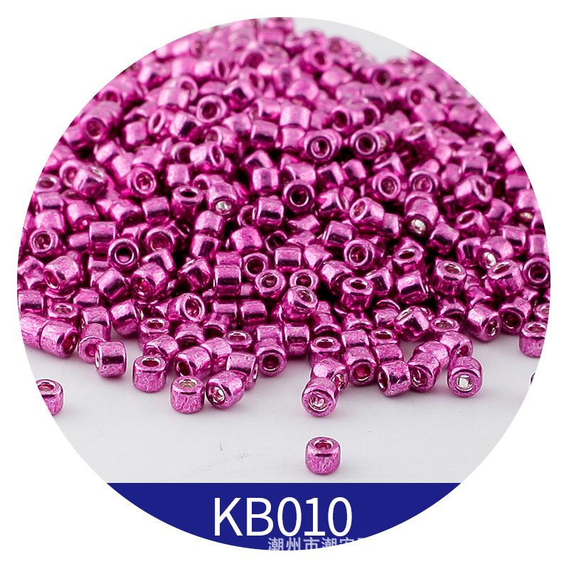365pcs 2mm 일본 금속 컬러 유리 구슬 10/0 - Embroidery Glass Beads 리뷰 및 가격