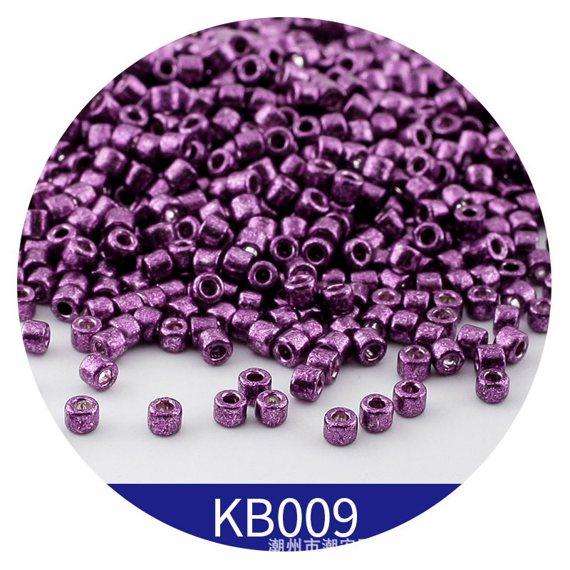 365pcs 2mm 일본 금속 컬러 유리 구슬 10/0 - Embroidery Glass Beads 리뷰 및 가격