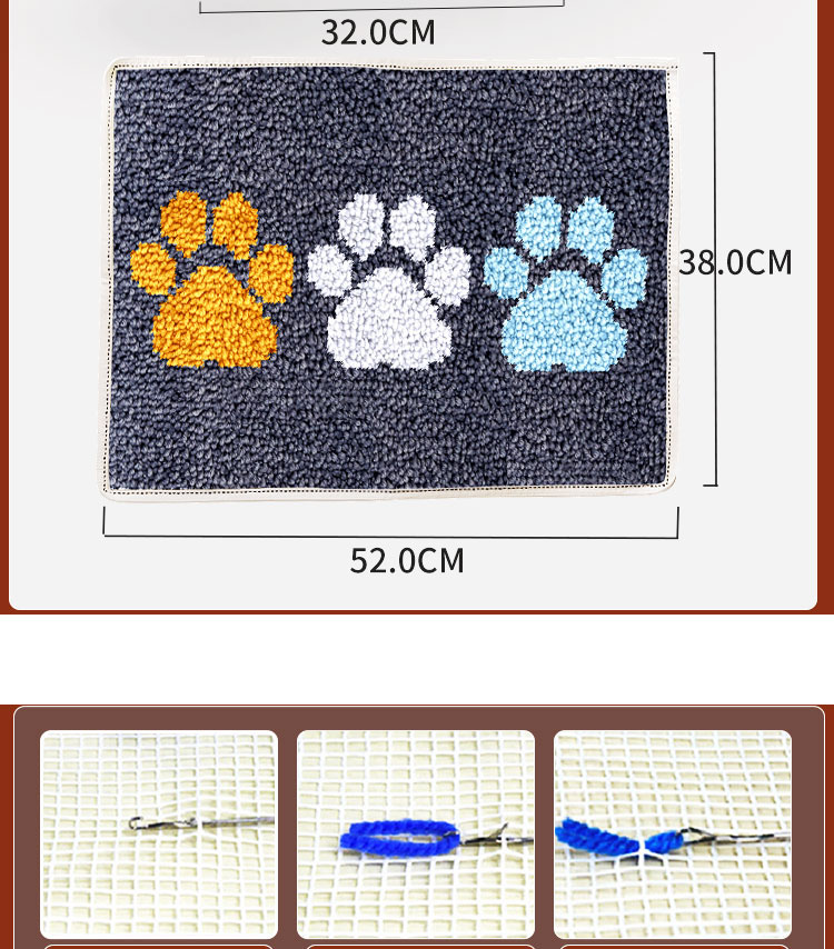 말 DT2395 자수 캔버스 래치 훅 키트, 미완성 아 - Embroidery Horse 리뷰 및 가격