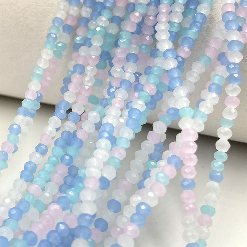 2mm 혼합 색상면 처리 된 크리스탈 비즈 Jewerl - Embroidery Glass Beads 리뷰 및 가격
