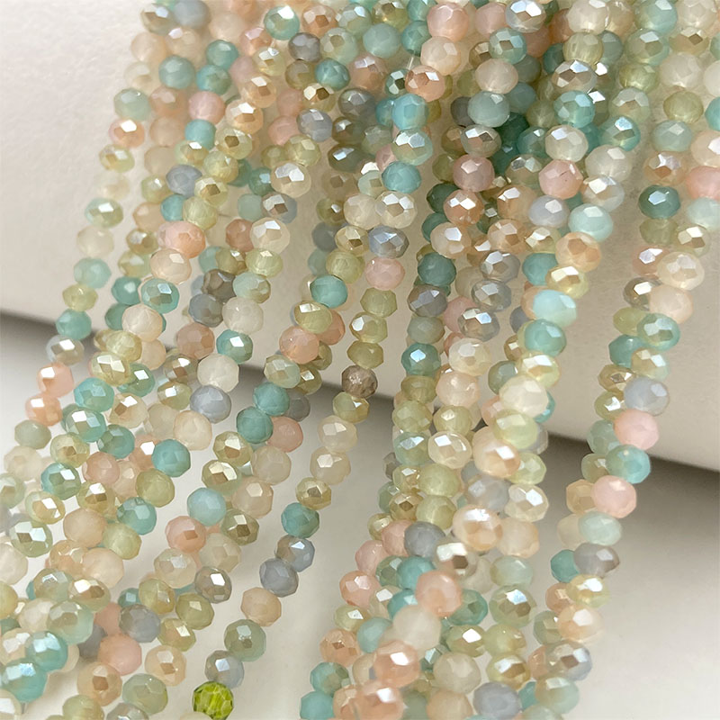 2mm 혼합 색상면 처리 된 크리스탈 비즈 Jewerl - Embroidery Glass Beads 리뷰 및 가격