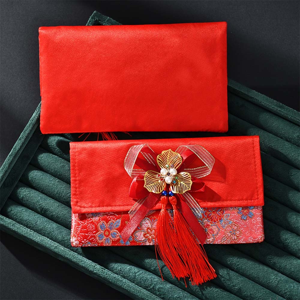 새해 축복의말 브로케이드 붉은 봉투 설날 브로케이드 천 - Embroidery Cloth 리뷰 및 가격